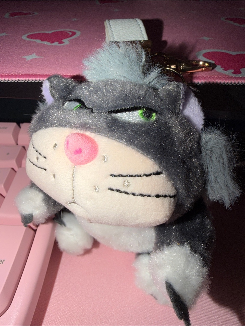 Disney Lucifer Cat Keychain